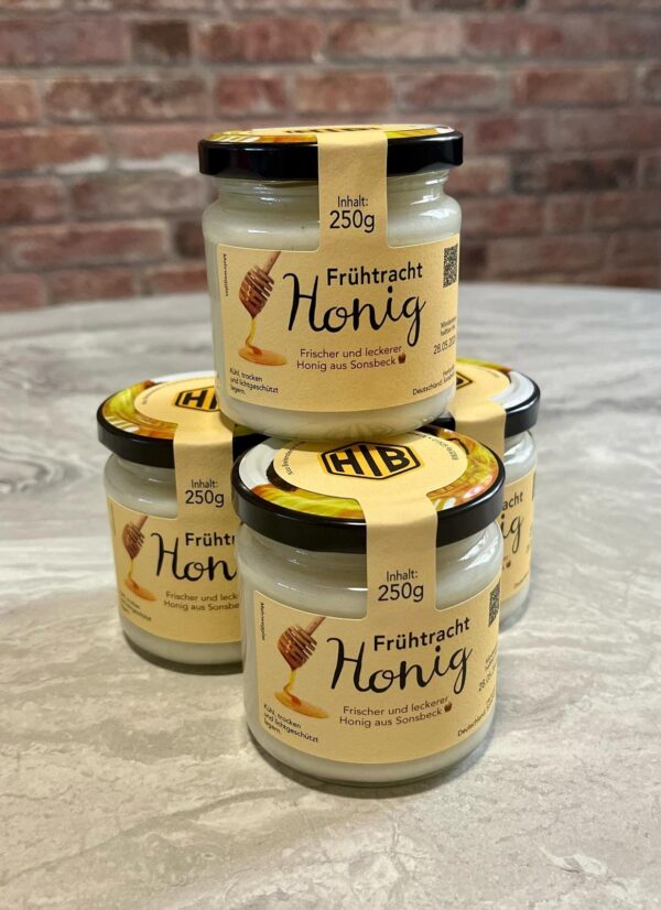 Frühtracht-Honig (mit Raps) 250g – Bild 2